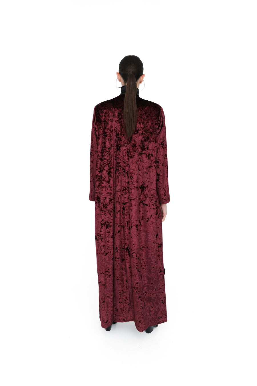 CRUSHED VELVET ABAYA