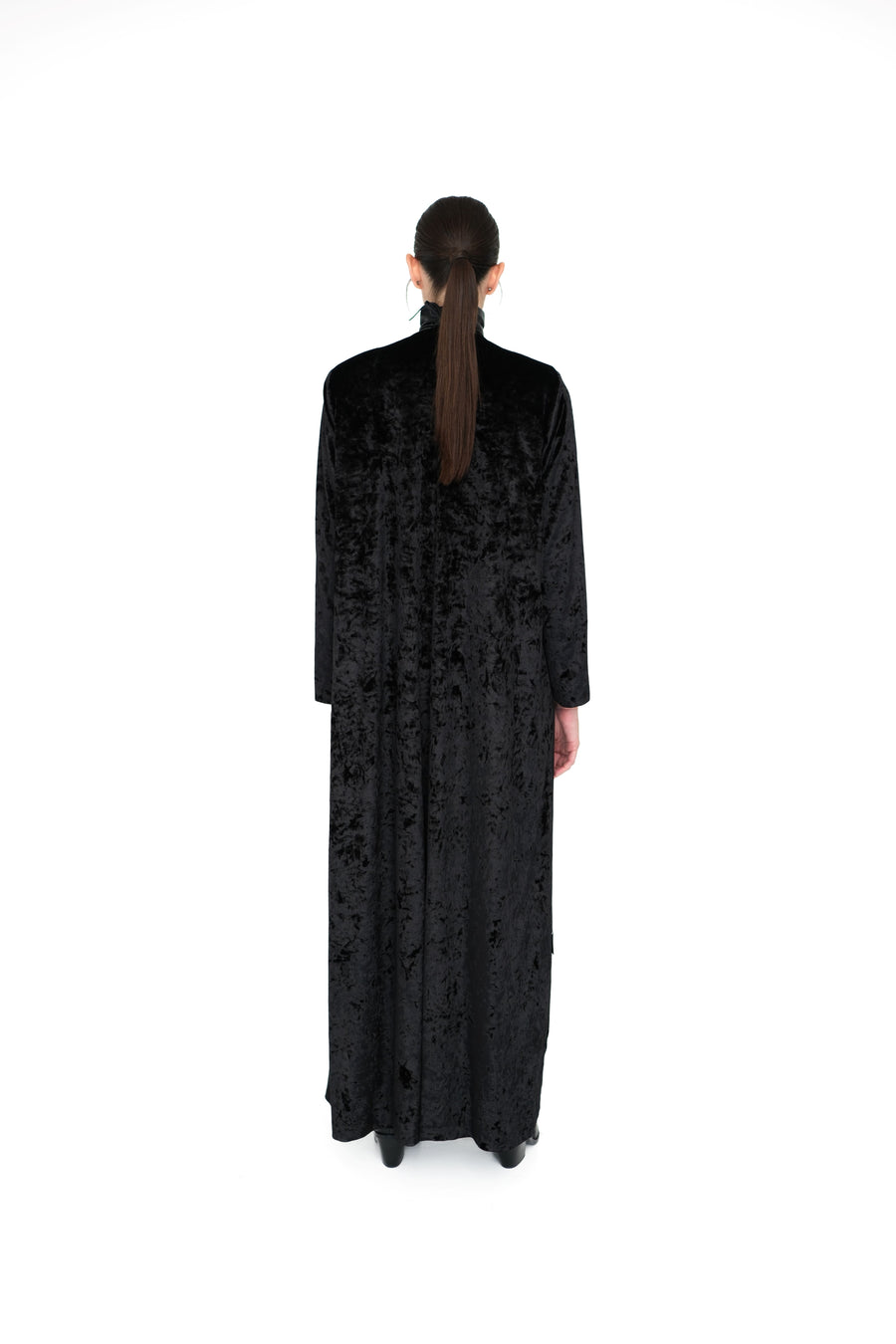 CRUSHED VELVET ABAYA