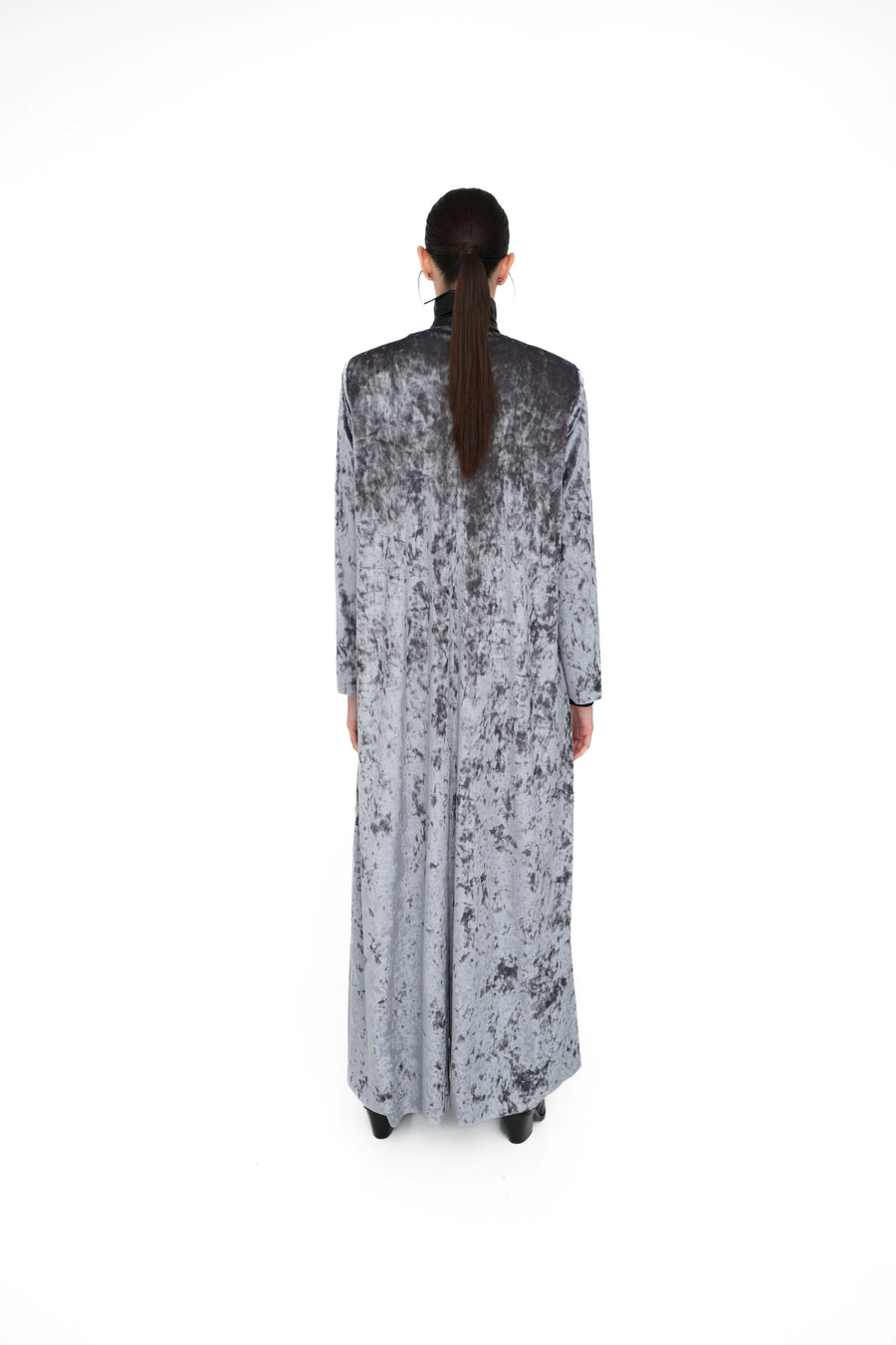 CRUSHED VELVET ABAYA