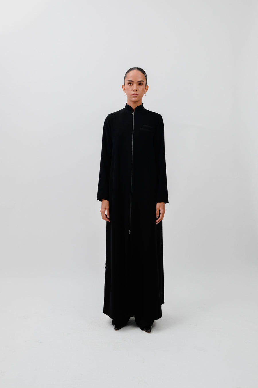 TWO-WAY TRZI ZIPPER ABAYA