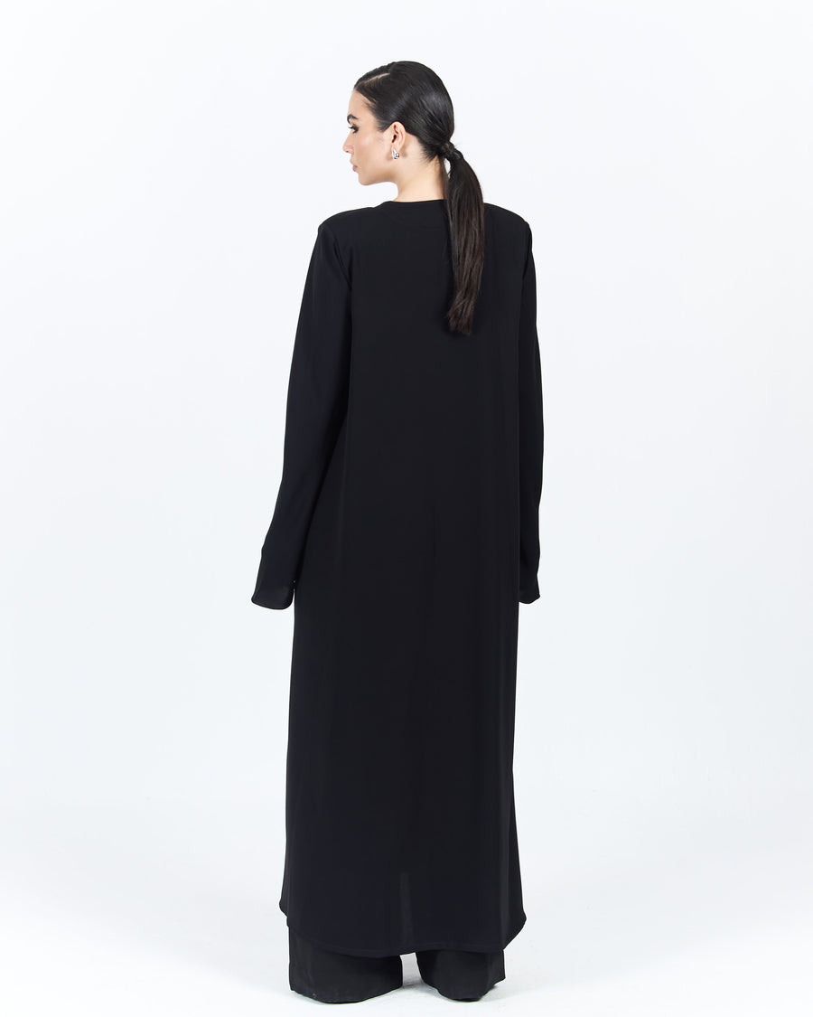 MERMAID SLEEVES ZIPPER ABAYA