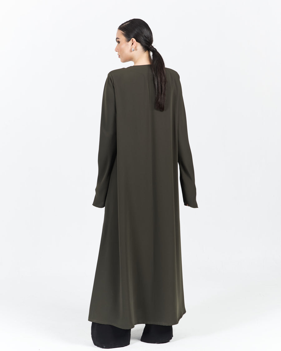 MERMAID SLEEVES ZIPPER ABAYA