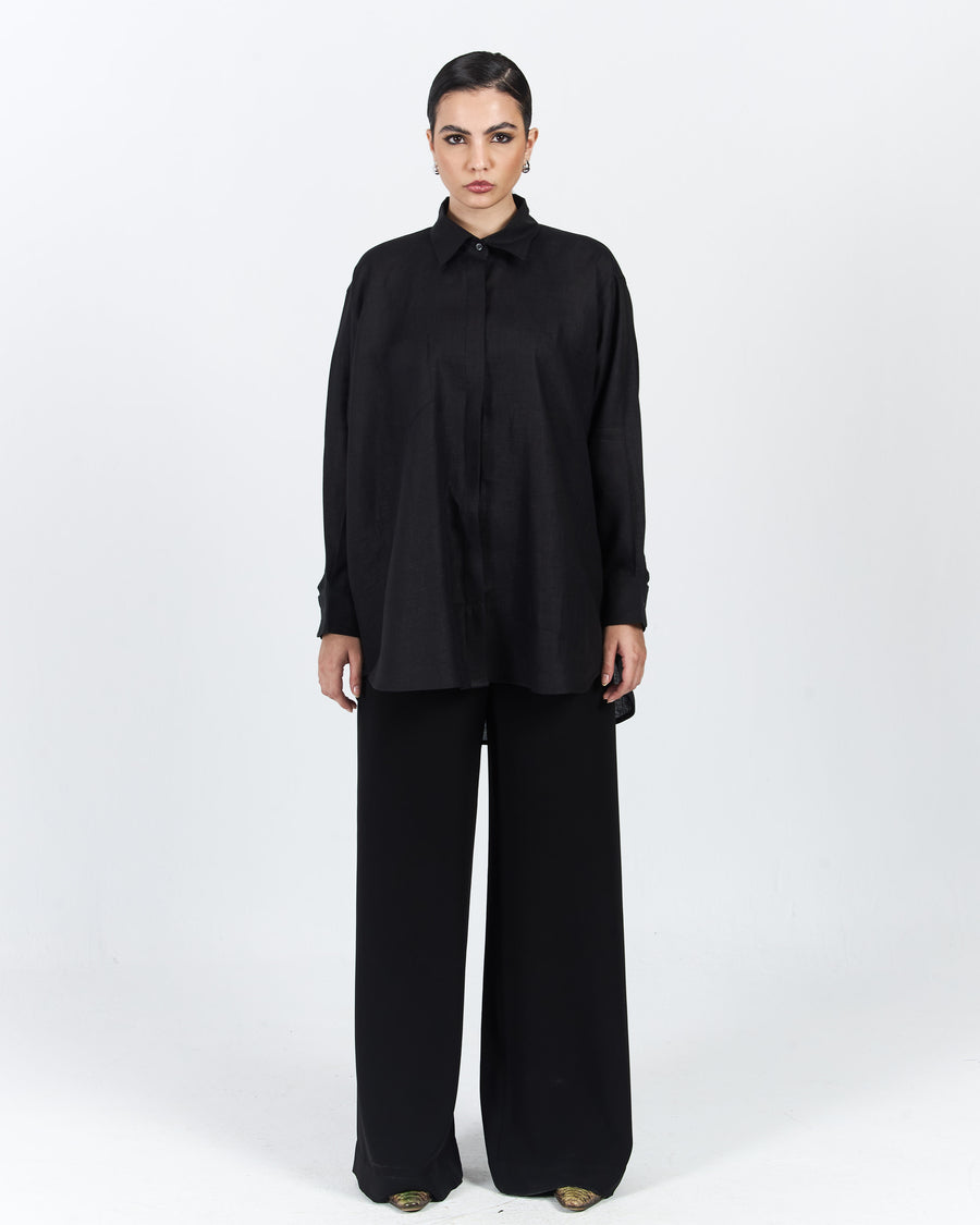 THE STAPLE WIDE-LEG PANTS