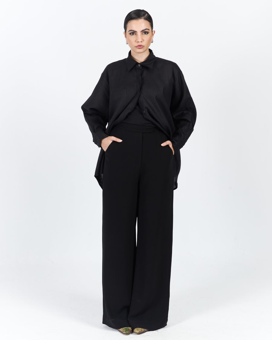 THE STAPLE WIDE-LEG PANTS