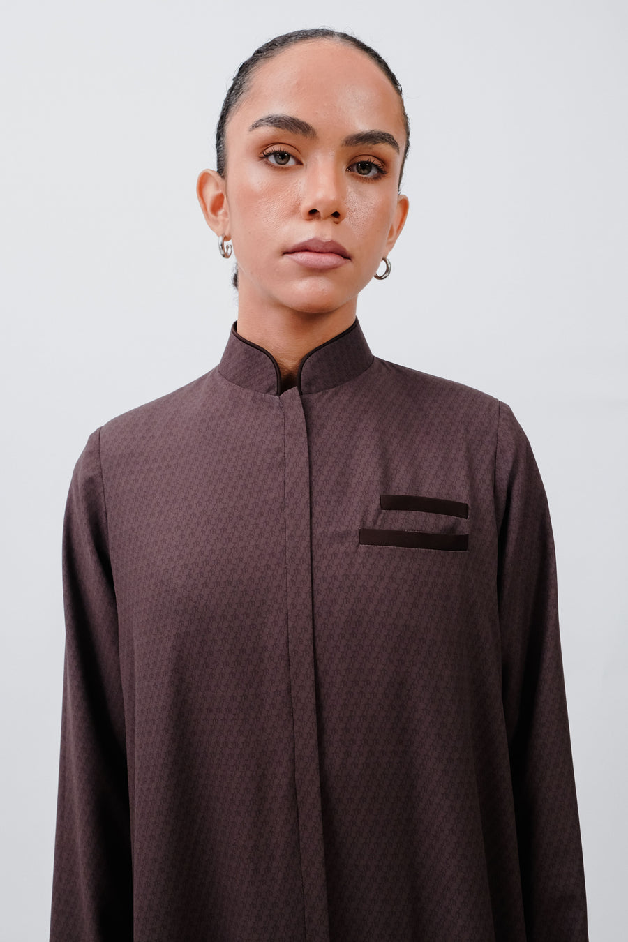 TWO-WAY TRZI ZIPPER ABAYA