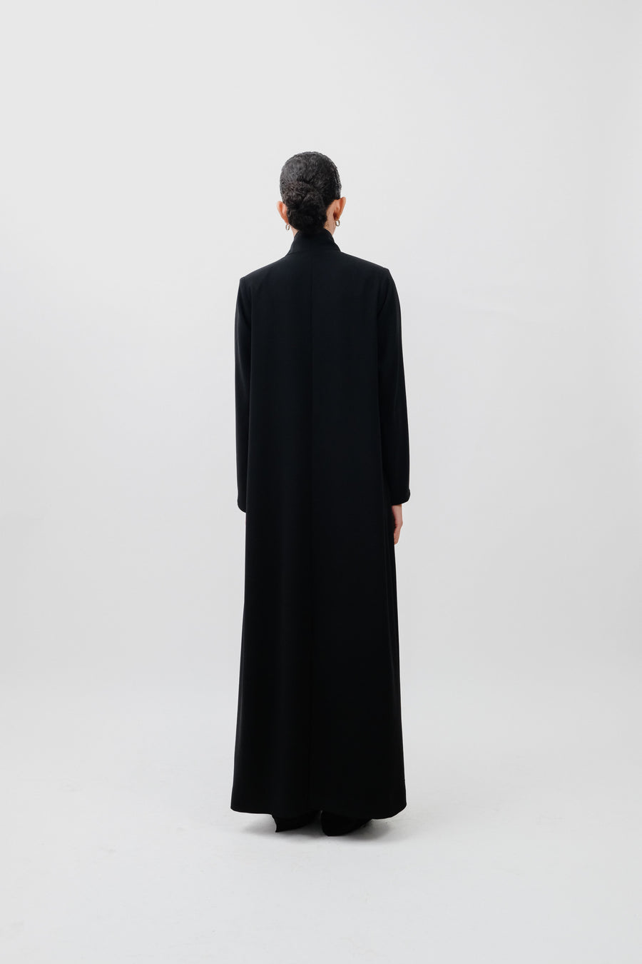 SILK ACCENT BLAZER ABAYA