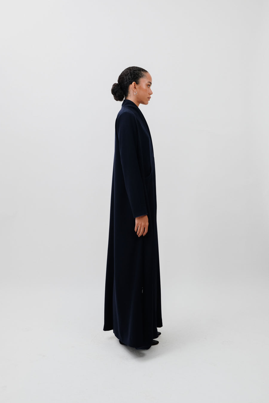 SILK ACCENT BLAZER ABAYA