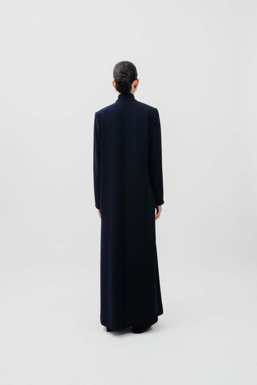 SILK ACCENT BLAZER ABAYA