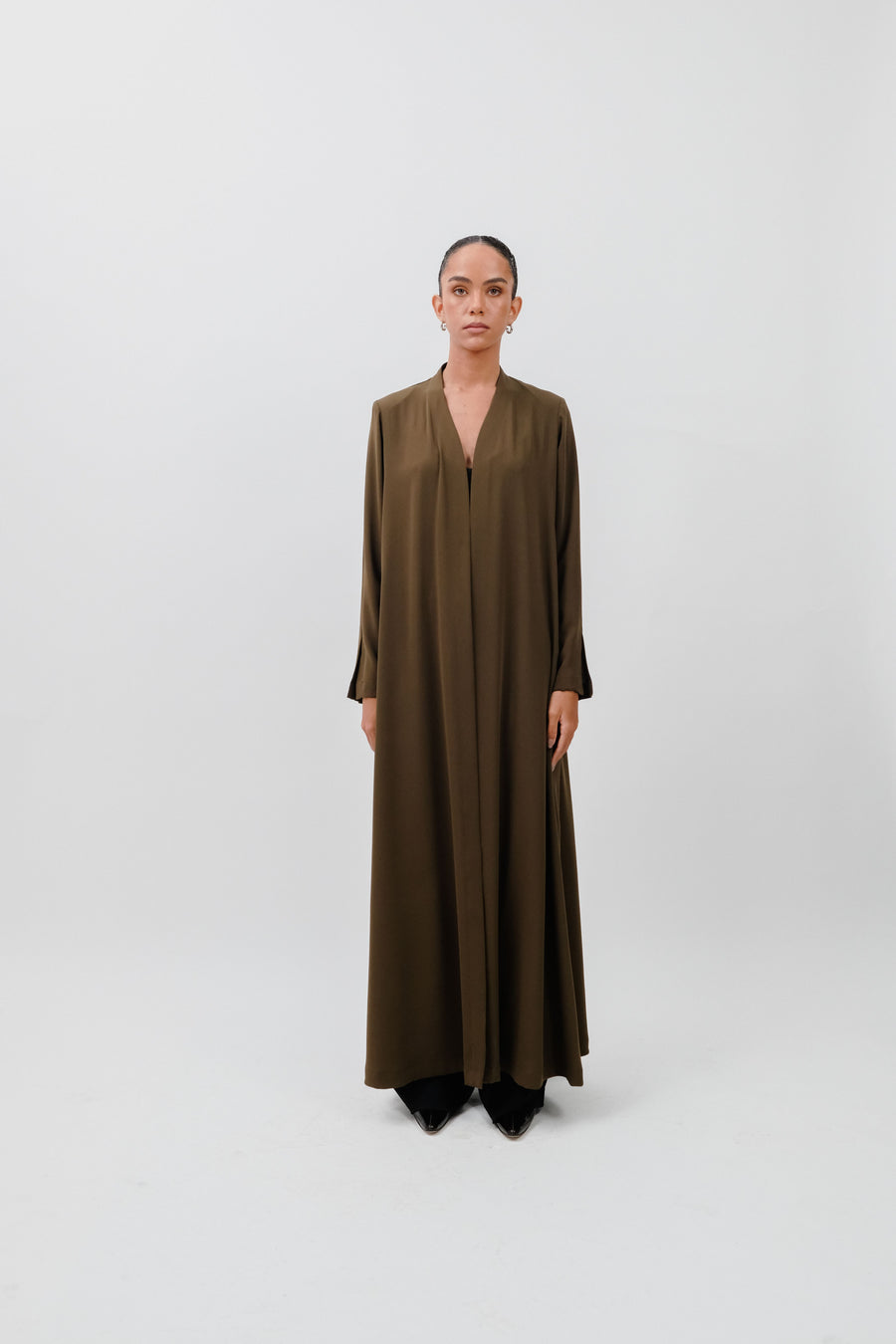 OFFSET SLIT ABAYA