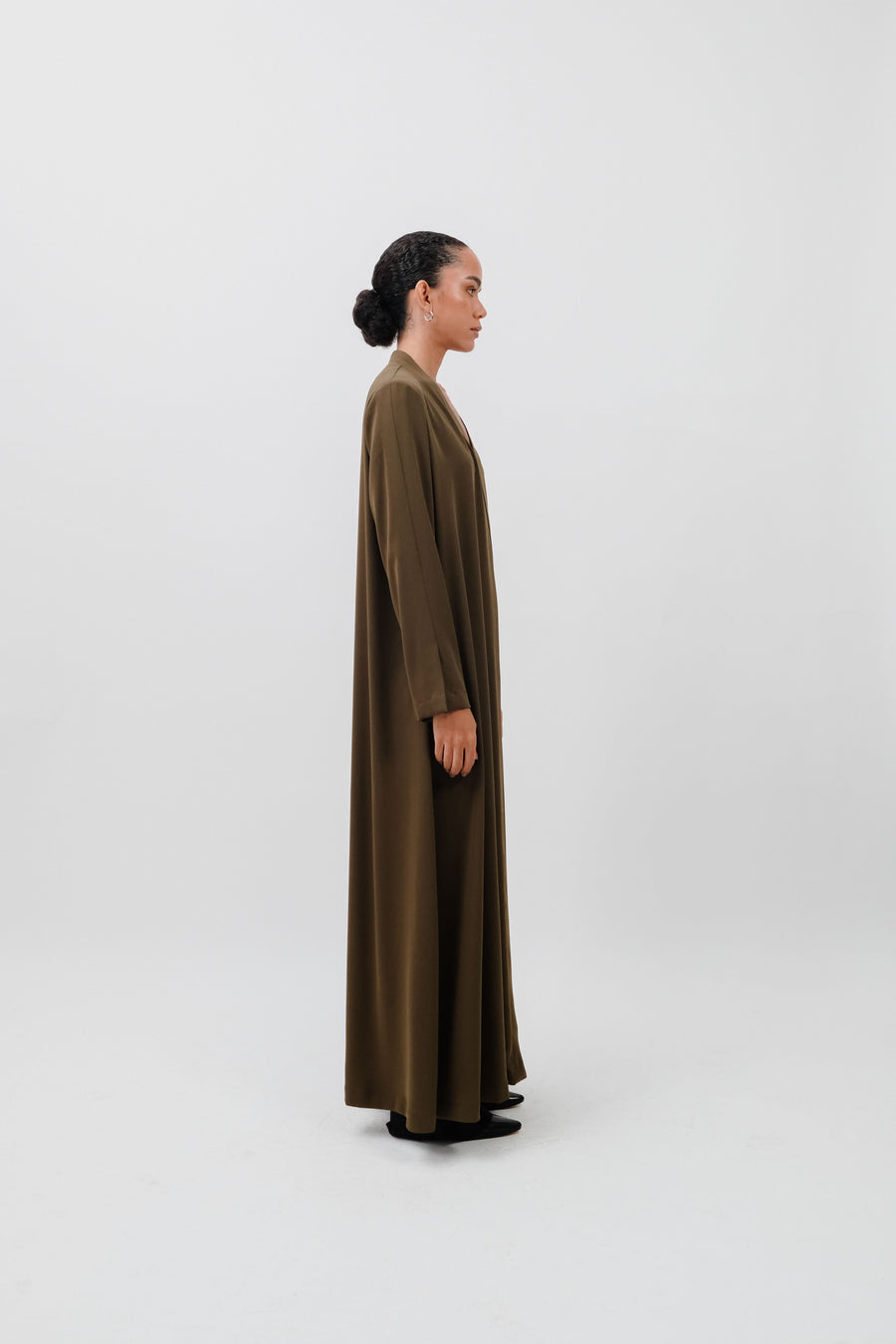 OFFSET SLIT ABAYA