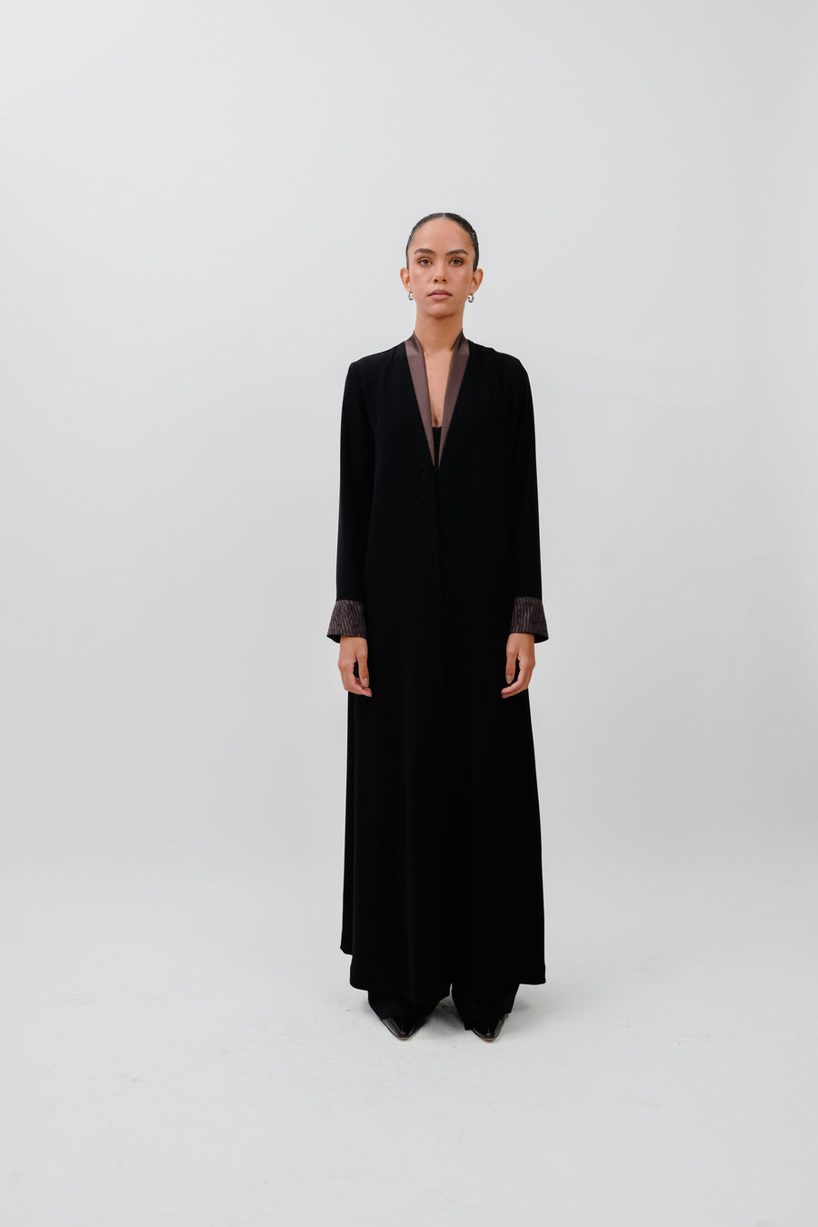 THE FINGERPRINT TIE ABAYA