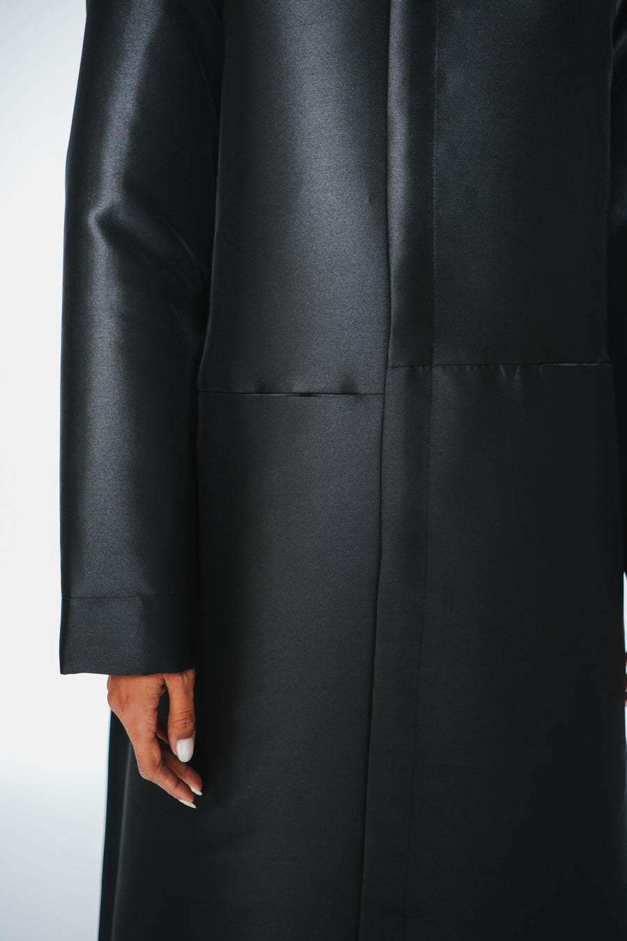 TAFFETA A-CUT ABAYA