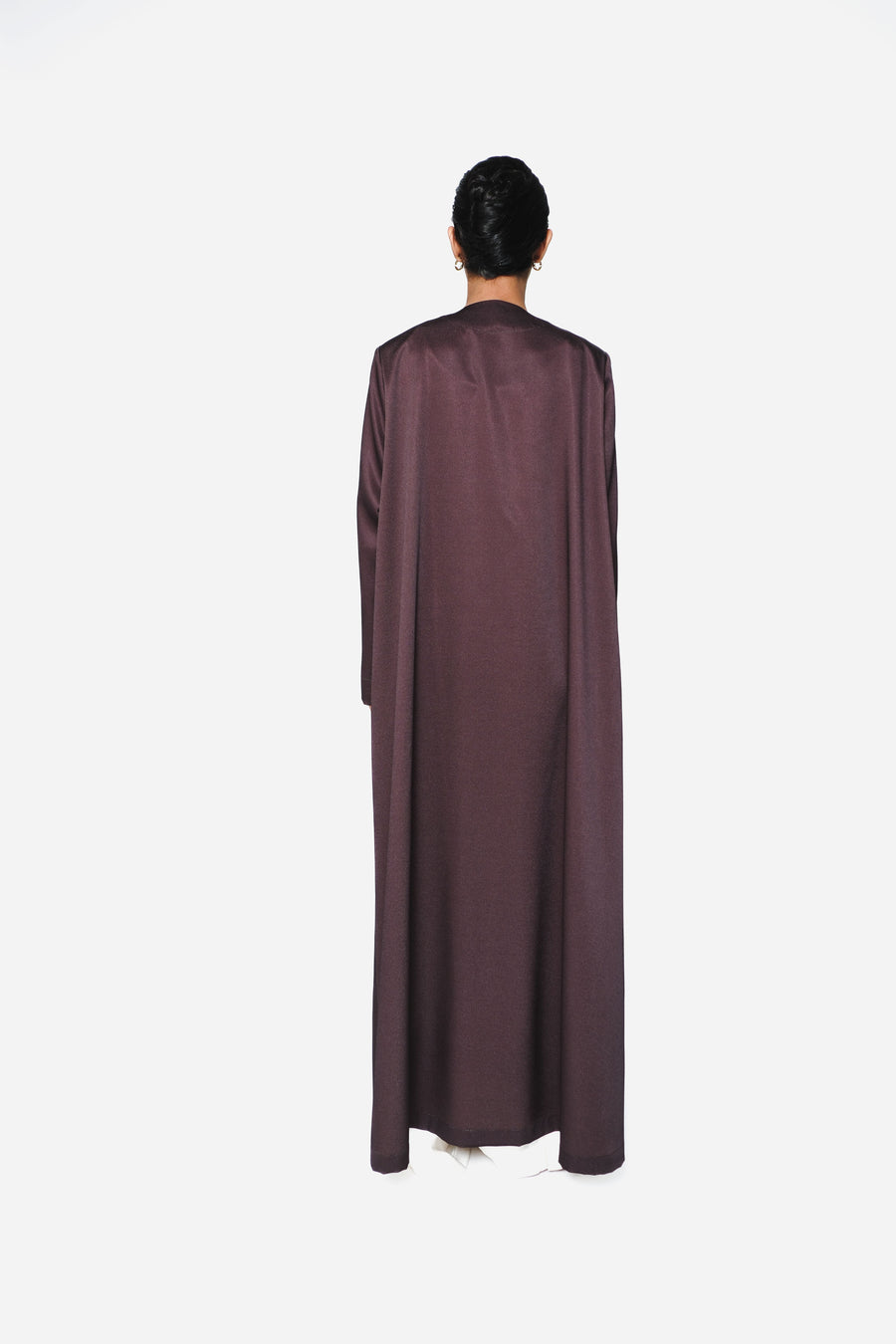 ROUND-NECKLINE PADDED SHOULDERS