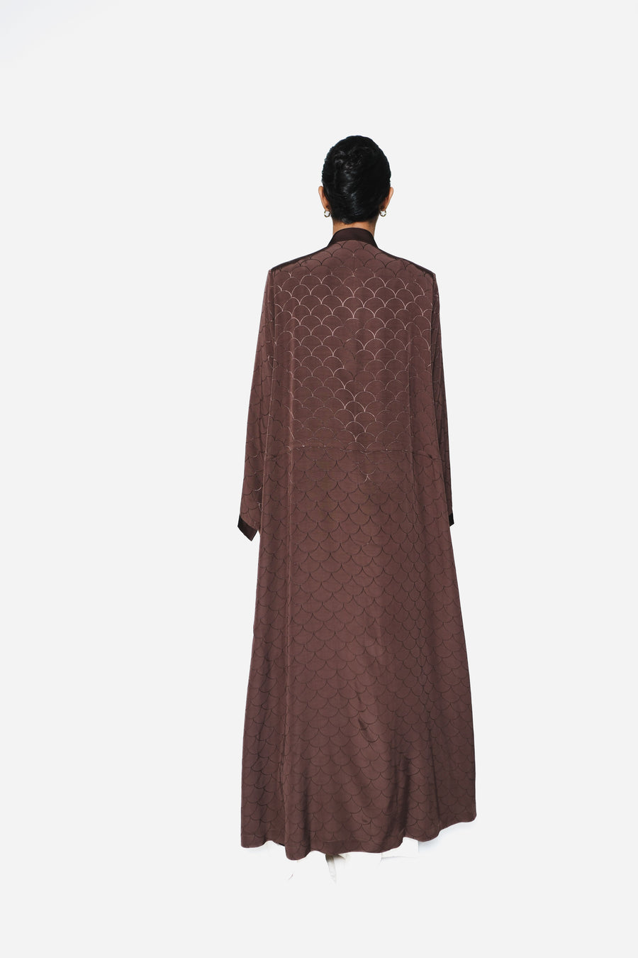 INVERTED SEMI-CIRCLE ABAYA