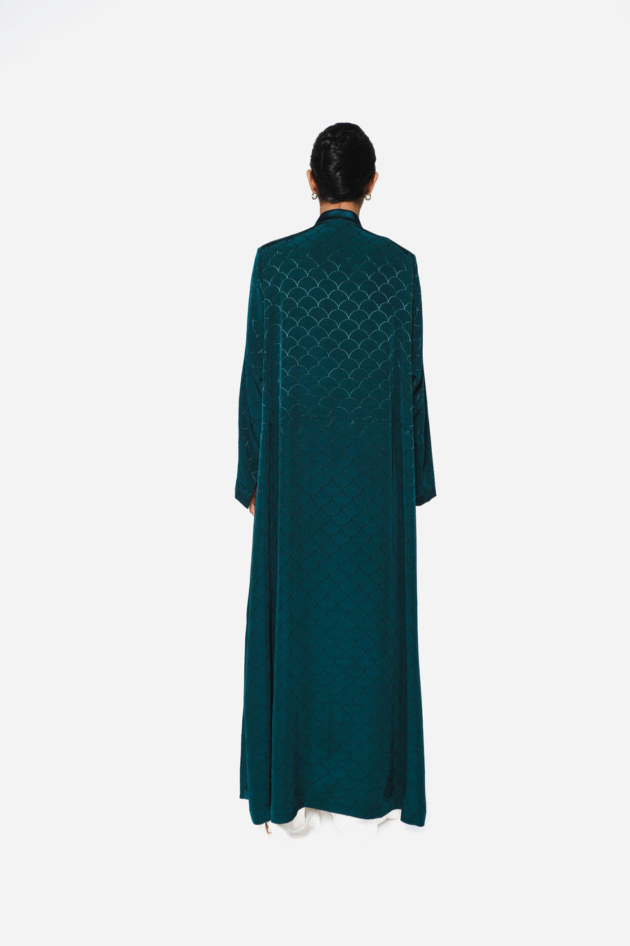 INVERTED SEMI-CIRCLE ABAYA
