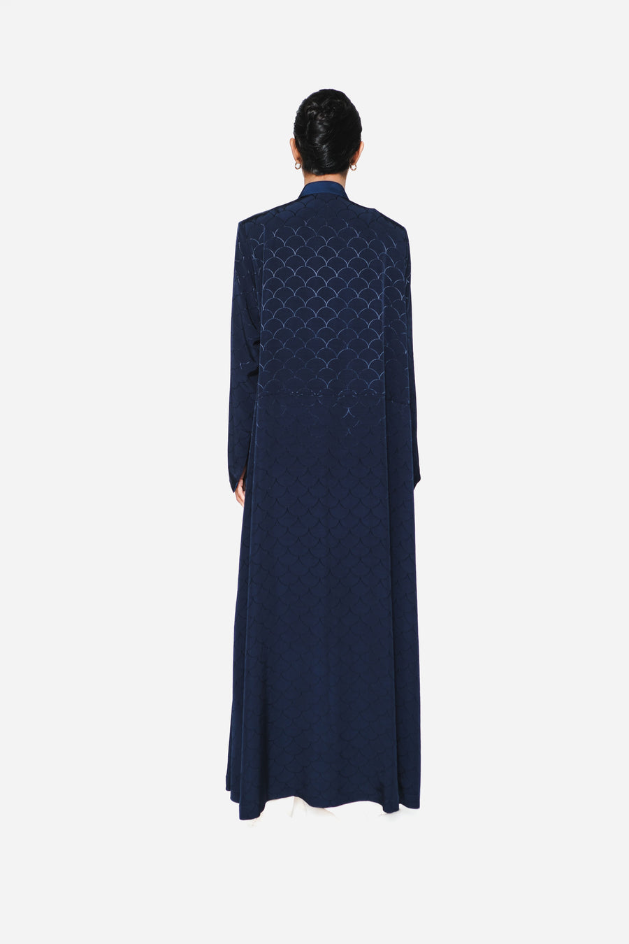 INVERTED SEMI-CIRCLE ABAYA