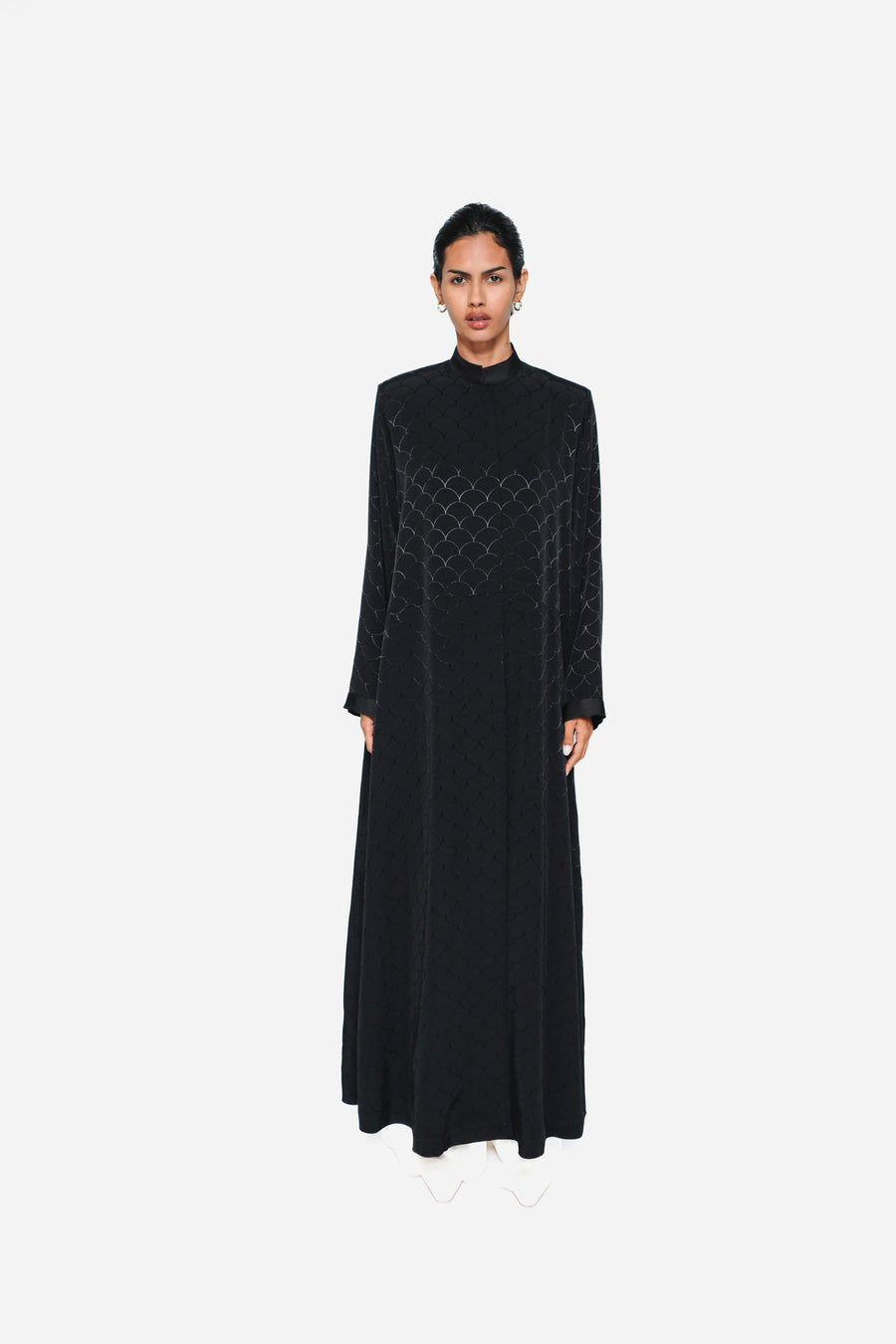 INVERTED SEMI-CIRCLE ABAYA