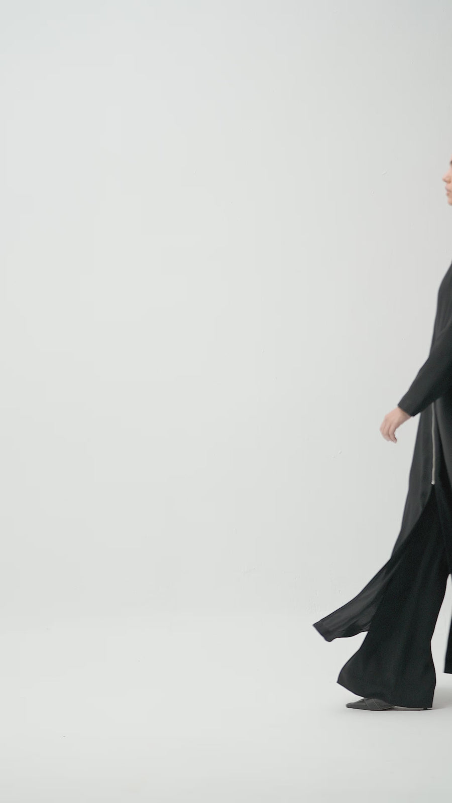 UTILITY ZIPPER ABAYA